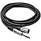 Hosa HSX-003 Balanced 1/4" TRS Male to 3-Pin XLR Male Cable 3 ft. thumbnail
