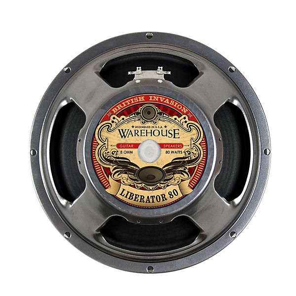 Warehouse Guitar Speakers Liberator 80 12" 80W British Invasion Guitar Speaker 8 Ohm