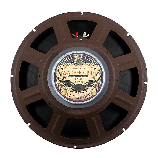 Warehouse Guitar Speakers G15C Ceramic 15" 75W American Vintage Guitar Speaker 4 ohms
