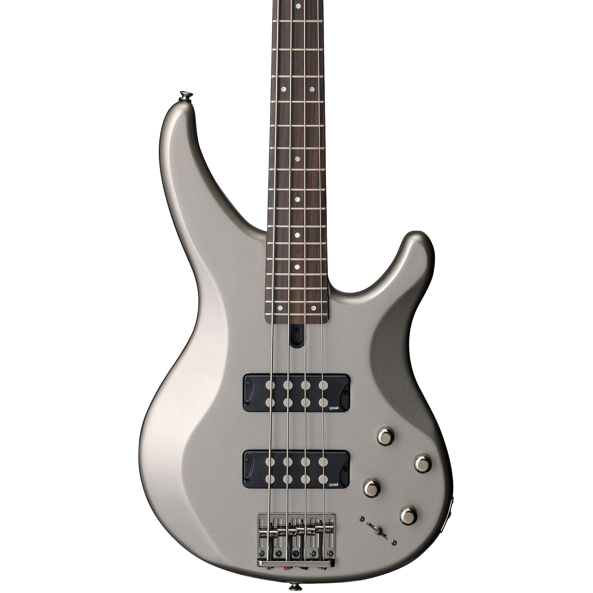 Yamaha TRBX304 4-String Electric Bass Pewter Rosewood Fretboard