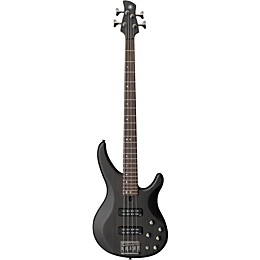 Yamaha TRBX504 4-String Premium Electric Bass Transparent Black Rosewood Fretboard