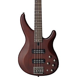 Yamaha TRBX504 4-String Premium Electri... Yamaha TRBX504 4-String Premium Electric Bass Transparent Brown Rosewood Fretboard