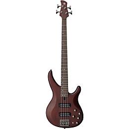Yamaha TRBX504 4-String Premium Electric Bass Transparent Brown Rosewood Fretboard