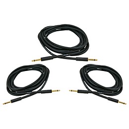 Musician's Gear RH186 18.5 Foot Instrument Cable 3-Pack 18.5 ft.