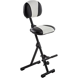 Blemished Mey America Fold Up Seat for Stage or Studio Level 2 White/Black 888365397993