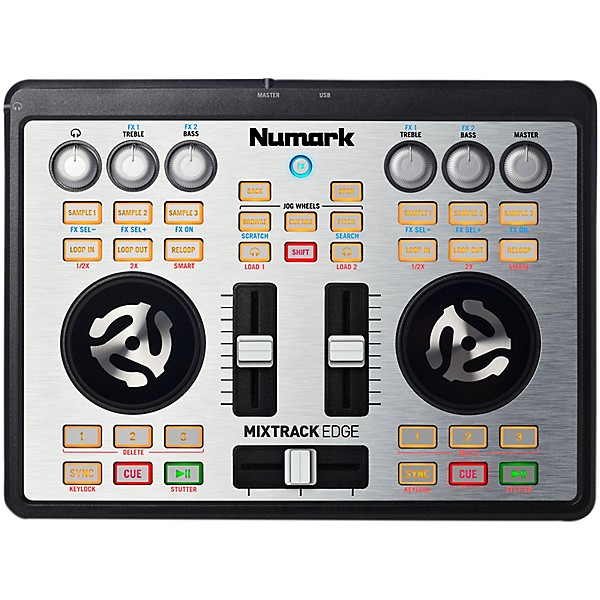 Numark Mixtrack Edge Slimline USB-powered DJ Controller
