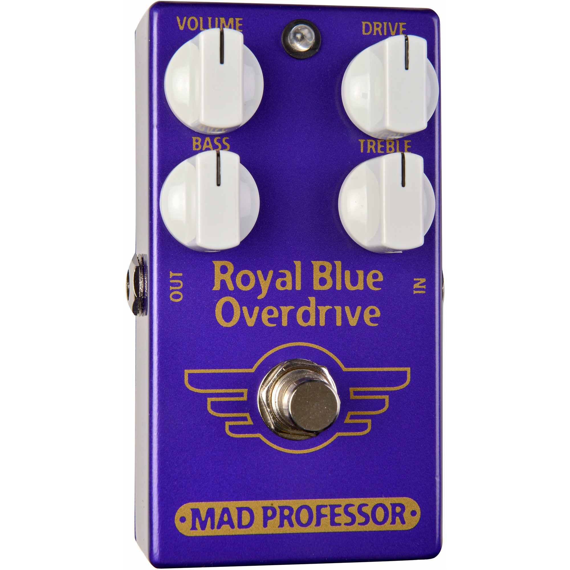 ⬜︎MAD PROFESSOR  Blue Overdrive Mad Professor Royal Blue Overdrive Guitar Effects Pedal