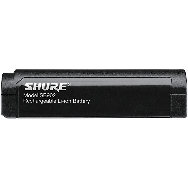 Clearance Shure SB902 Lithium Battery for GLX-D Microphones Black