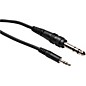 Open Box Hosa 3.5mm Male TRS to 1/4in Male TRS Stereo Interconnect Patch Cable Level 1 3 ft. thumbnail