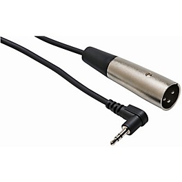 Hosa XVM115M Stereo 3.5mm Male TRS Right-Angle to XLR Male Microphone Patch Cable 15 ft.