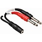 Hosa YMP434 3.5mm Female TRS to Dual 1/4" TS Stereo Breakout Y-Cable thumbnail