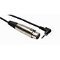 Hosa XVM-101F Stereo 3.5mm Male TRS Right-Angle to XLR Female Microphone Patch Cable 1 ft. thumbnail