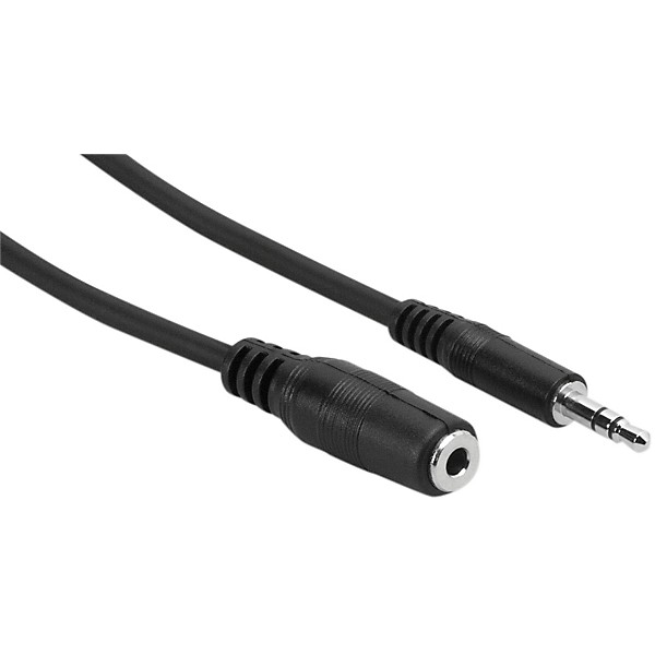 Hosa MHE110 Stereo 3.5mm TRS Male to Stereo 3.5mm TRS Female Headphone Extension Cable 10 ft.