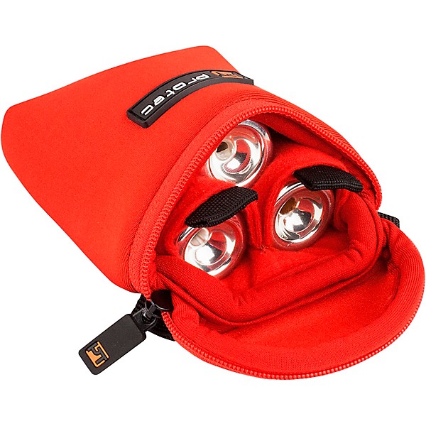 Protec 3 Piece Trumpet Neoprene Mouthpiece Pouch Red