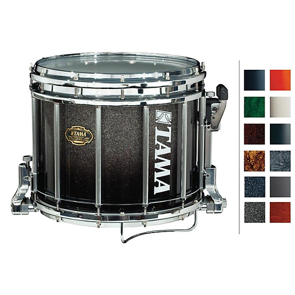 Tama Marching Maple Snare Drum Red Sparkle Fade 12x14