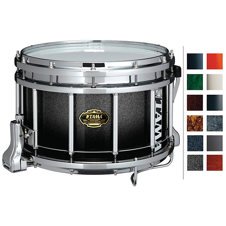 tama☆彡 Tama Marching Maple Snare Drum Smoky Indigo Fade 9x14