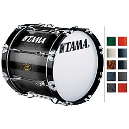 Tama Marching Maple Bass Drum Piano Black 16x30