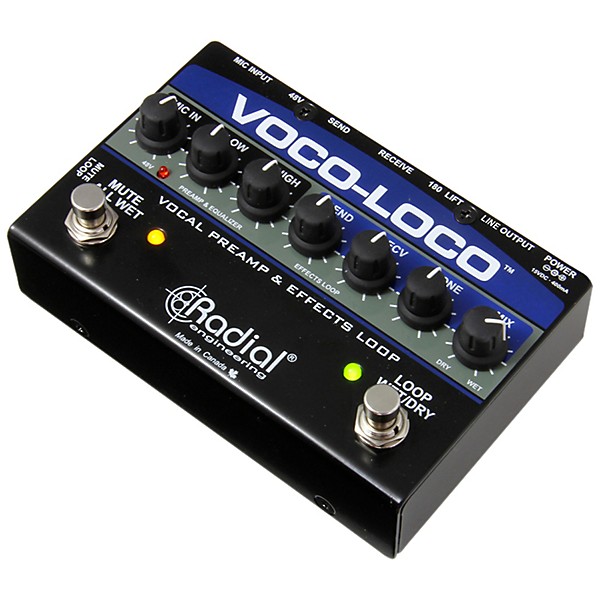 Radial Engineering Voco-Loco Vocal Preamp and Effect Switcher