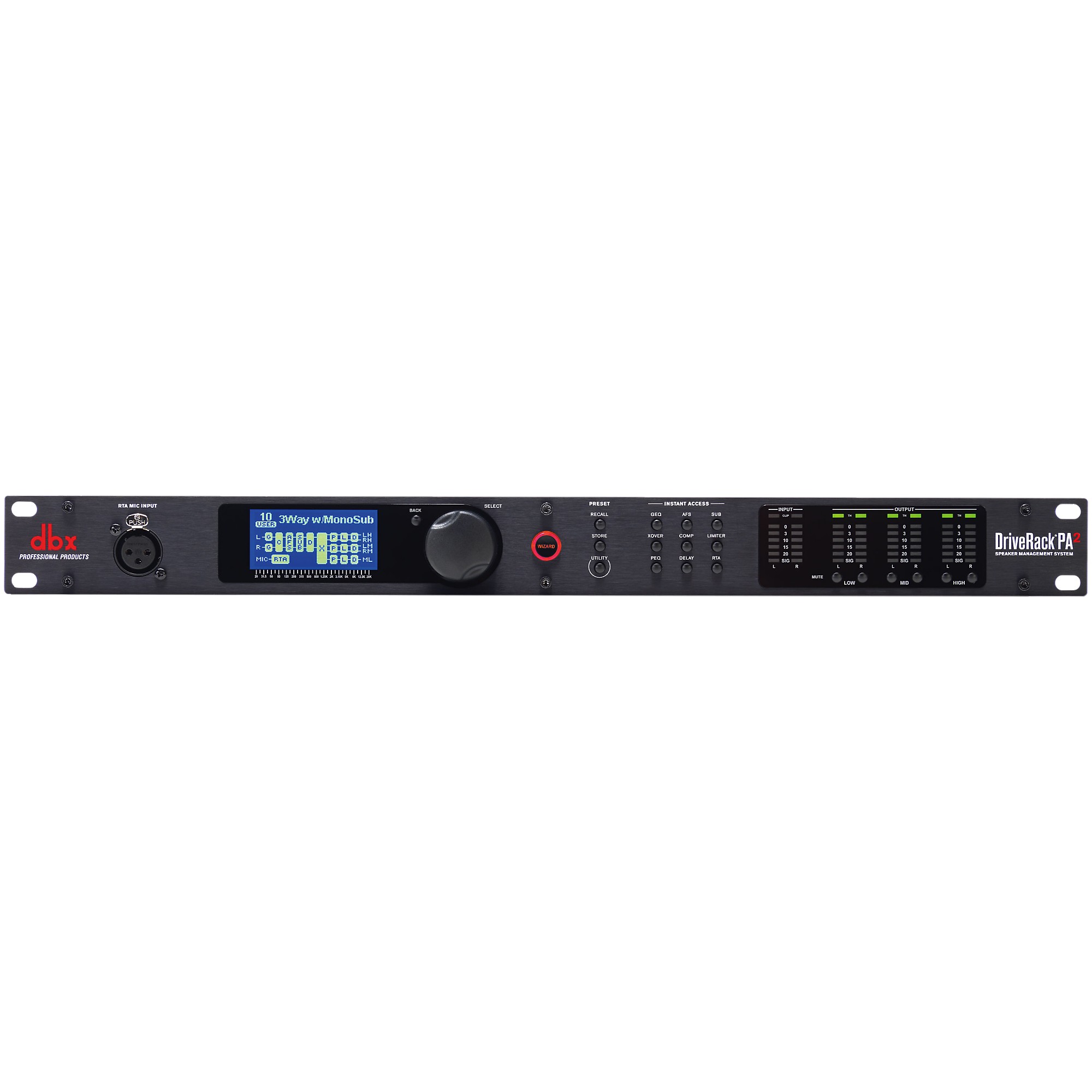 dbx DriveRack PA2 Speaker Management System | Guitar Center