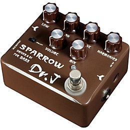 Open Box Dr. J Pedals D-53 Sparrow Driver & DI  Bass Guitar Effects Pedal with True Bypass Level 1