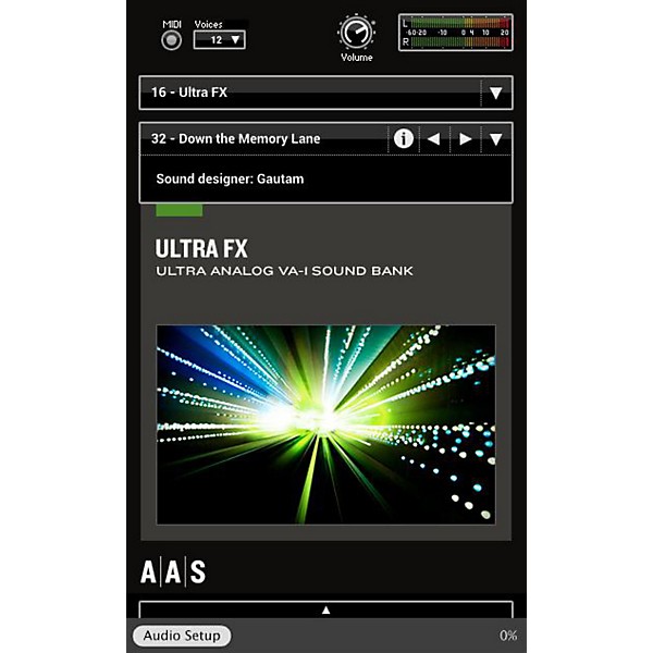 Applied Acoustics Systems Sound Bank Series Ultra Analog VA-2 - Ultra FX