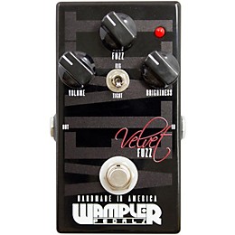 Wampler Velvet Fuzz Guitar Effects Pedal Black