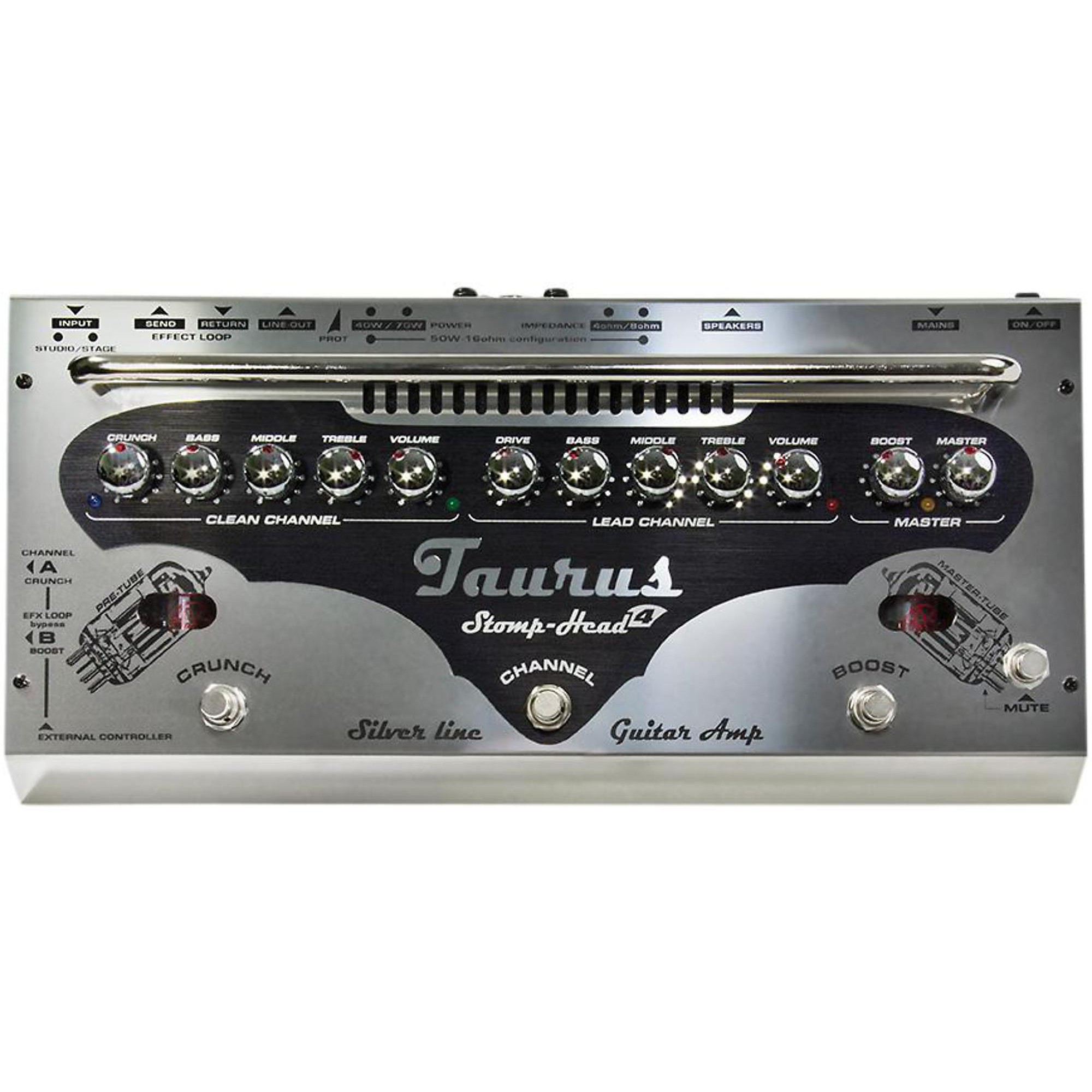 Taurus Stomp-Head 4.SL High Gain 70/40W Guitar Head Black | Guitar