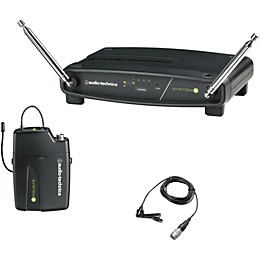 Open Box Audio-Technica ATW-901/L System 9 VHF Wireless Lavalier Microphone System Level 2 169.505 to 171.905 MHz 888365489353