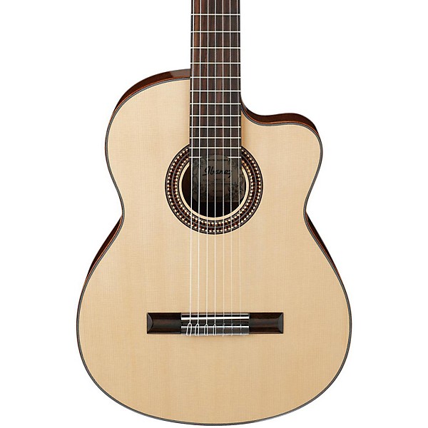 Open Box Ibanez G207CWCNT Solid Top Classical Acoustic 7-String Guitar Level 1 Gloss Natural