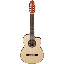 Open Box Ibanez G207CWCNT Solid Top Classical Acoustic 7-String Guitar Level 2 Gloss Natural 190839190925