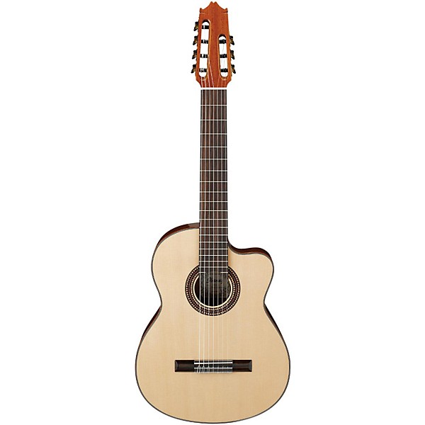 Open Box Ibanez G207CWCNT Solid Top Classical Acoustic 7-String Guitar Level 2 Gloss Natural 190839190925