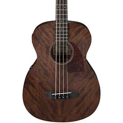 Ibanez Pcbe12 Grand Concert Acoustic-Electric Bass Guitar Open Pore Natural Mahogany Top for sale