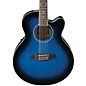 Open Box Ibanez AEL152ETBS 12-String Cutaway Acoustic-Electric Guitar Level 2 Transparent Blue Sunburst 888366046425 thumbnail