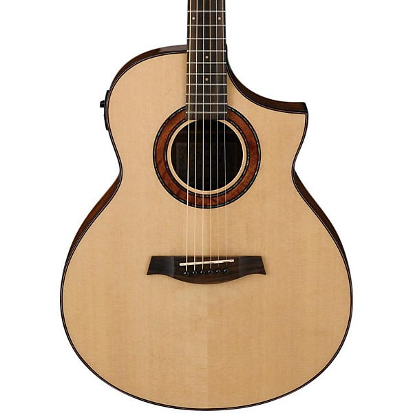 Ibanez AEW23MVNT Movingui Exotic Wood Acoustic-Electric Guitar Gloss Natural
