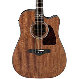 Ibanez AW54CEOPN Artwood Dreadnought Acoustic-Electric Guitar Open Pore Natural