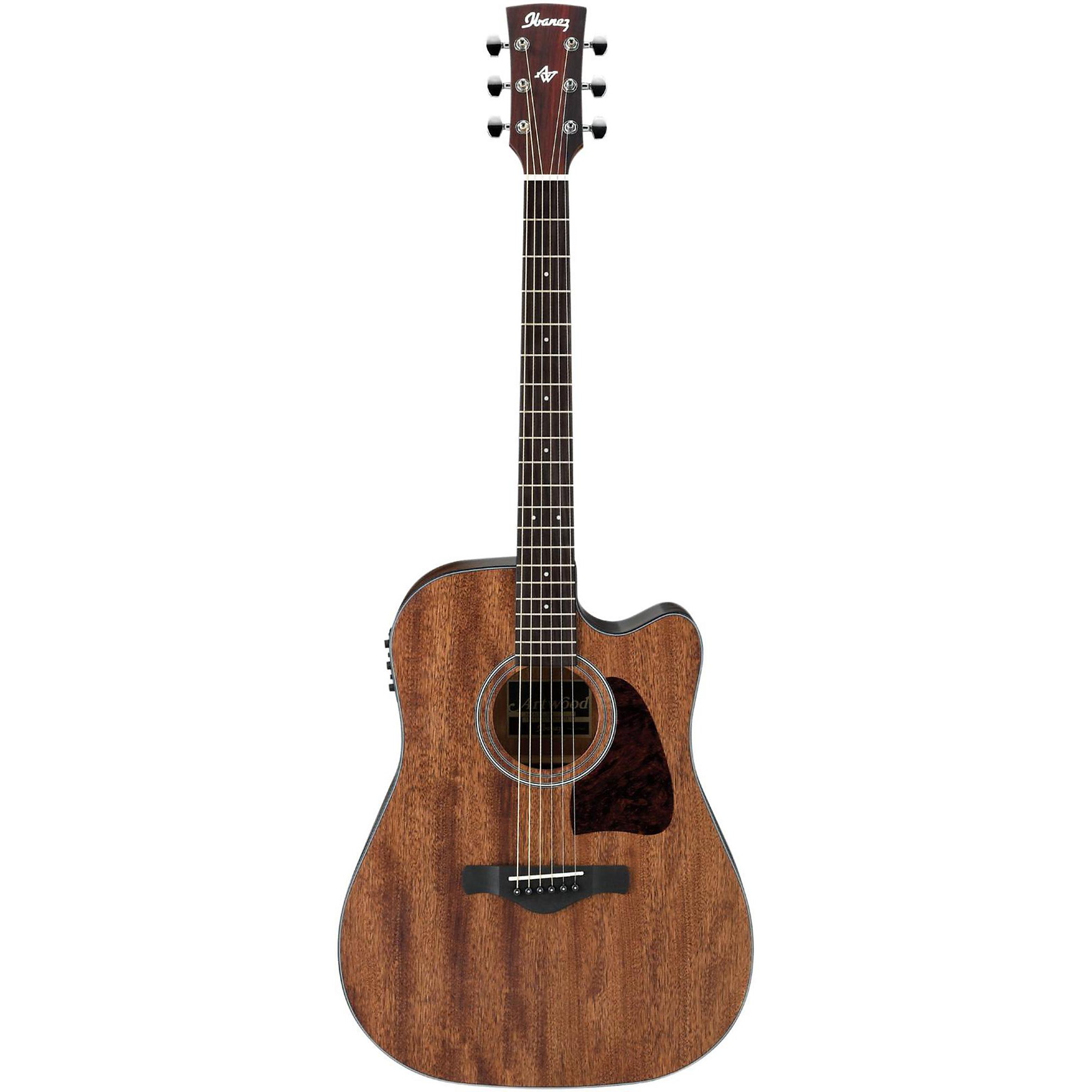 pine  Ibanez AW54 Acoustic Guitar - Open Pore Natural | Sweetwater