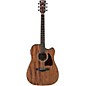 Ibanez AW54CEOPN Artwood Dreadnought Acoustic-Electric Guitar Open Pore Natural