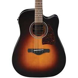 Open Box Ibanez AW400C Artwood Solid Top Dreadnought Acoustic-Electric Guitar Level 1 Brown Sunburst