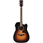 Open Box Ibanez AW400C Artwood Solid Top Dreadnought Acoustic-Electric Guitar Level 1 Brown Sunburst
