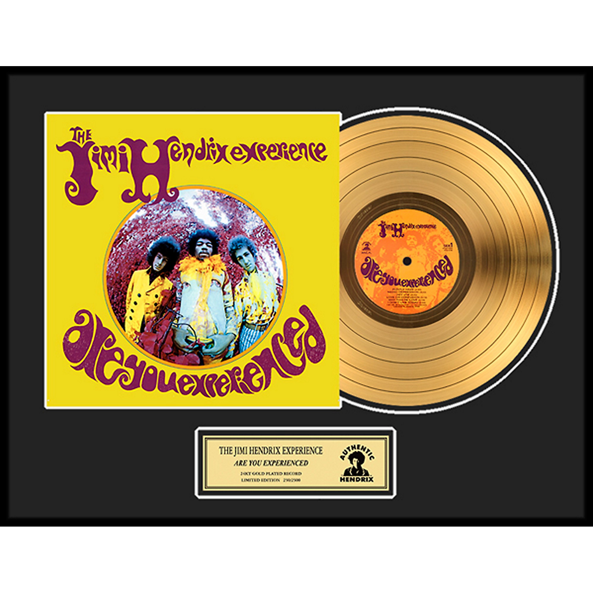 Open Box 24 Kt. Gold Records Jimi Hendrix - Are You Experienced