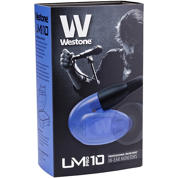 Open Box Westone Audio UM Pro 10 In-Ear Monitors Level 1 Blue
