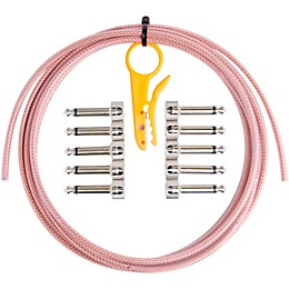 Lava Mini ELC Cable and Right Angle Solder-Free Connectors (5 Pairs) with Wire Stripper Clear