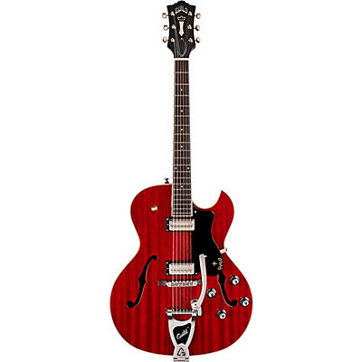Guild Starfire Iii Hollowbody Archtop Electric Guitar With Guild Vibrato Tailpiece Cherry Red for sale