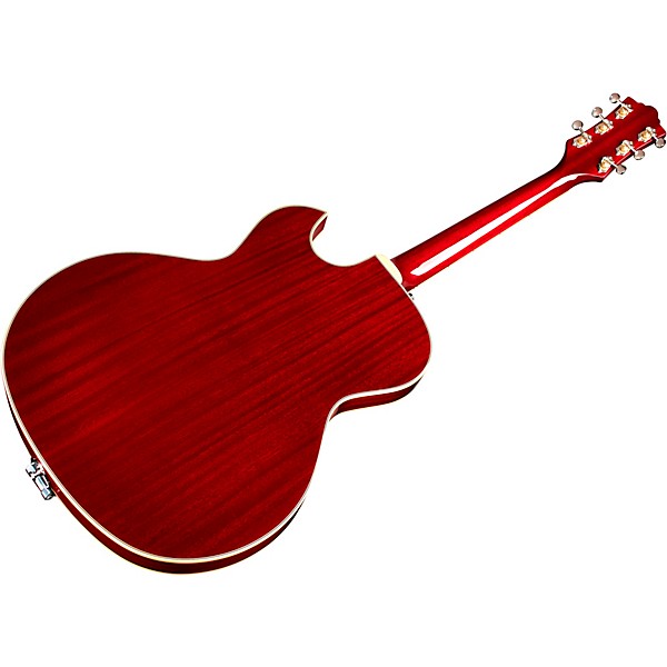 Open Box Guild Starfire III Hollowbody Archtop Electric Guitar with Guild Vibrato Tailpiece Level 2 Cherry Red 190839696557