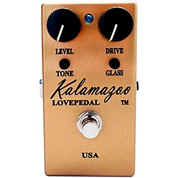 Lovepedal Kalamazoo Gold Overdrive Guitar Effects Pedal