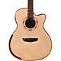 Restock Washburn WCG25SCE Comfort Series Grand Auditorium Cutaway Acoustic-Electric Guitar Natural thumbnail