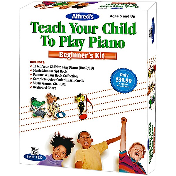 Alfred Alfred's Teach Your Child To Play Piano Beginner's Kit