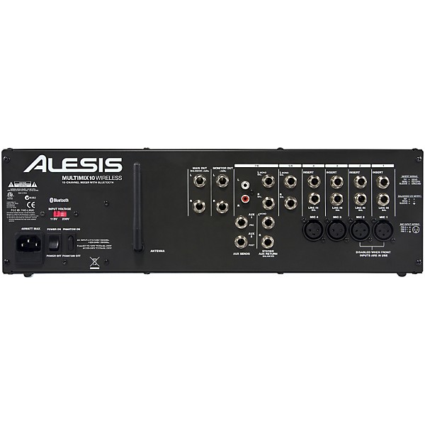 Alesis MultiMix 10 Wireless 10-Channel Rackmount Mixer With Bluetooth