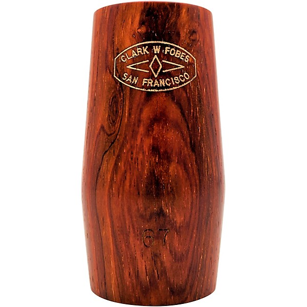 Clark W Fobes Cocobolo Rubber-Lined Clarinet Barrel A Clarinet - 64 mm