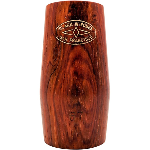 Clark W Fobes Cocobolo Rubber-Lined Clarinet Barrel A Clarinet - 65 mm